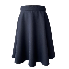 Navy Blue Skirt , 100% Merino Wool