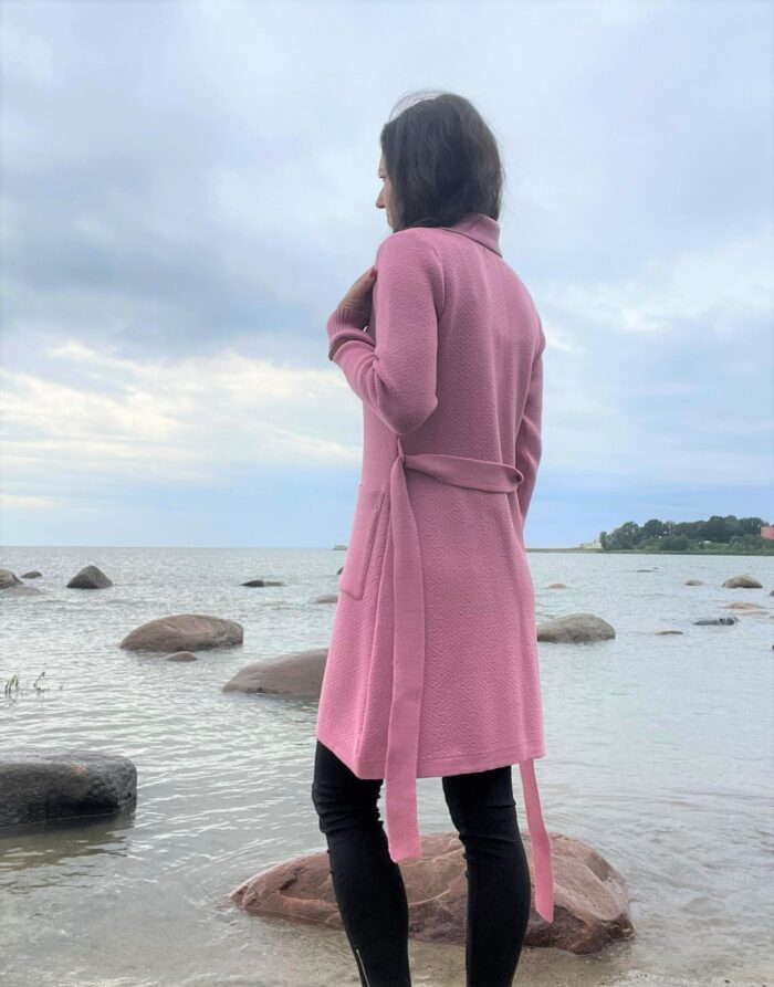 Roosa kardigan, 100% meriinovill - Image 6