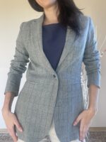 MADE TO ORDER! Light Gray Virgin Wool Jacket