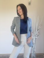 MADE TO ORDER! Light Gray Virgin Wool Jacket - Image 2