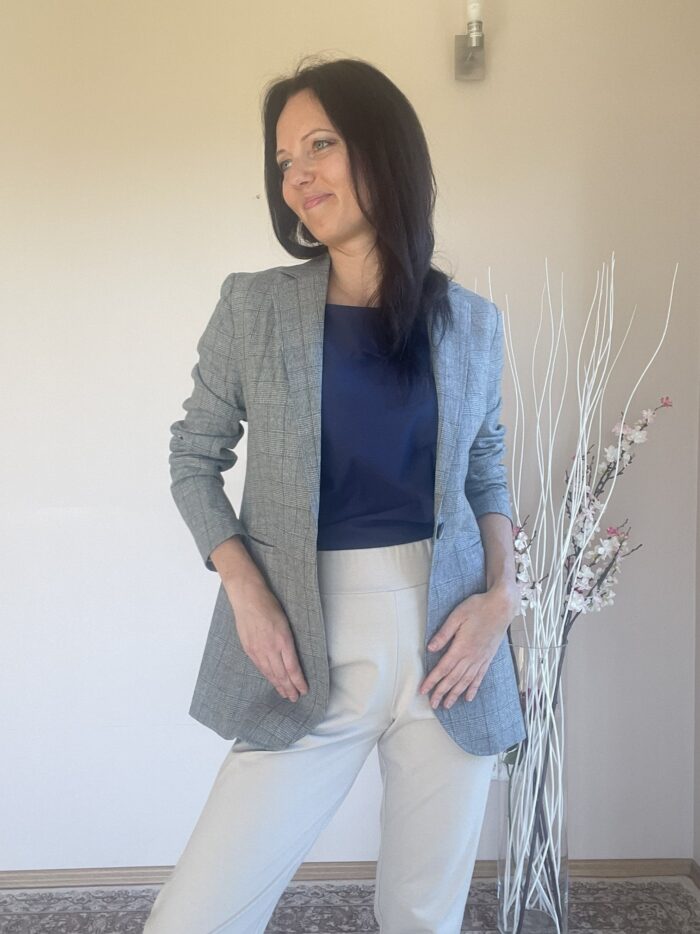MADE TO ORDER! Light Gray Virgin Wool Jacket - Image 2