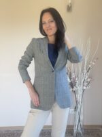 MADE TO ORDER! Light Gray Virgin Wool Jacket - Image 4
