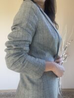 MADE TO ORDER! Light Gray Virgin Wool Jacket - Image 5