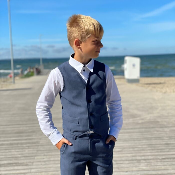 Sinine peenvillane vest Sinine peenvillane vest - Image 1