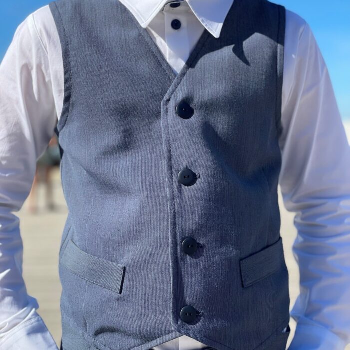 Sinine peenvillane vest - Image 2