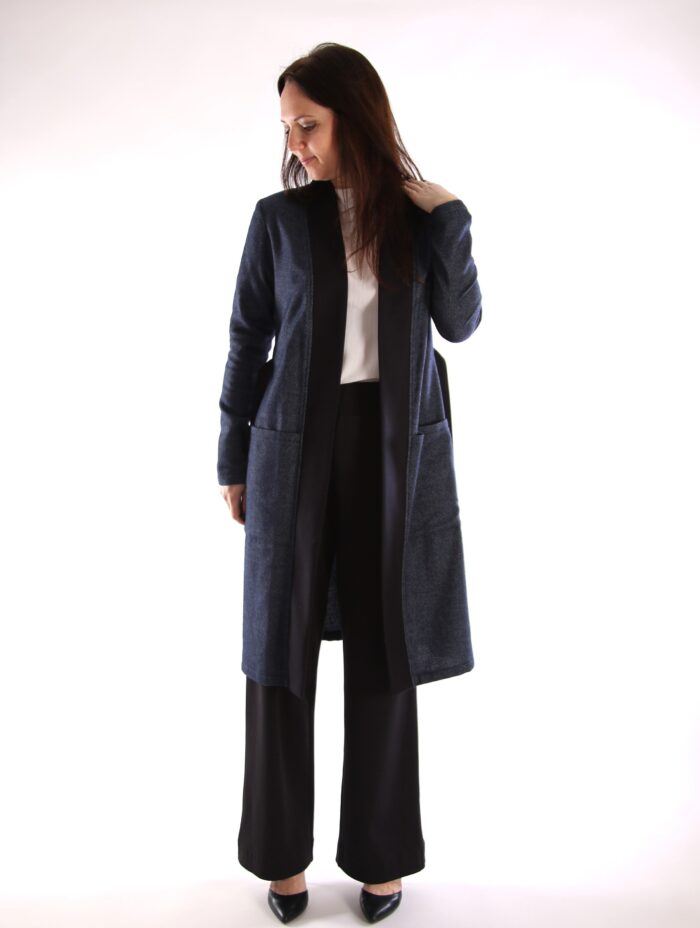 Kardigan tumesinine peenvillane - Image 2