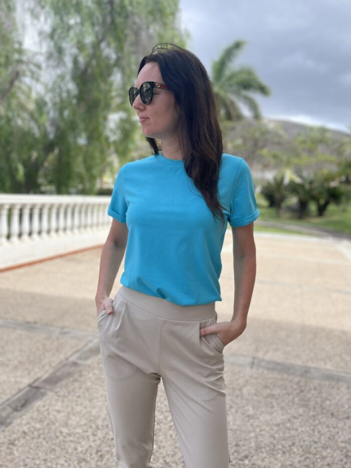 Turquoise Blouse - Image 1