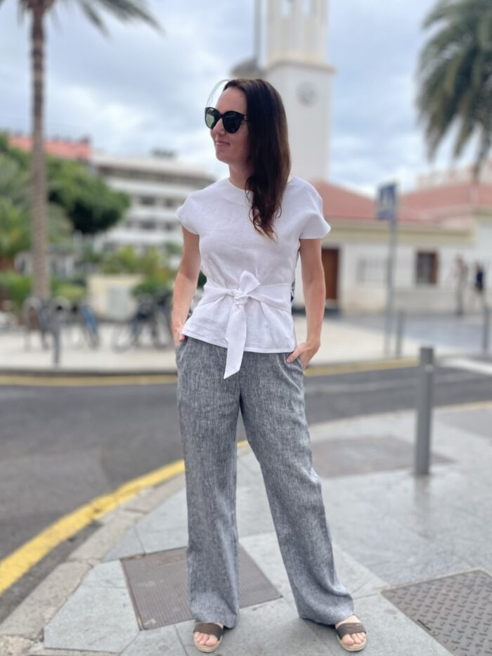 Valge pluus, 100% linane - Image 2