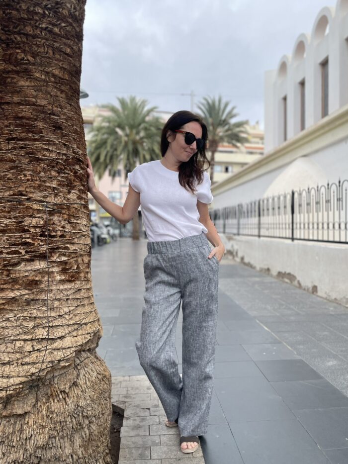 Valge pluus, 100% linane - Image 3