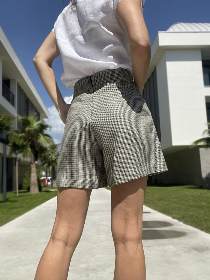 Lühikesed püksid Pepita, 100% linane - Image 1