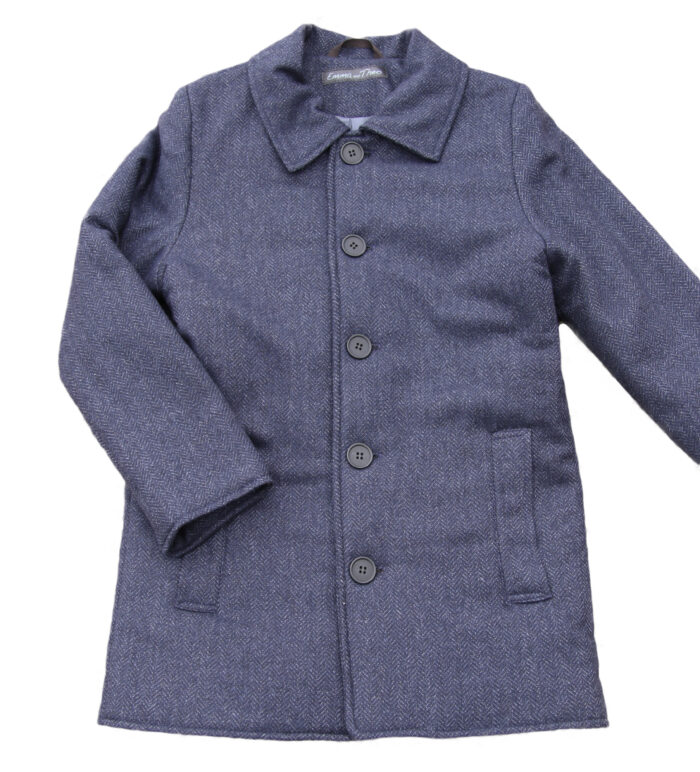 Tumesinine kalasabamustriga mantel - Image 1