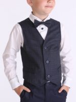 White Shirt With Blue Details - Image 3