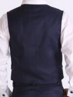 Blue Vest With Virgin Wool - Image 2
