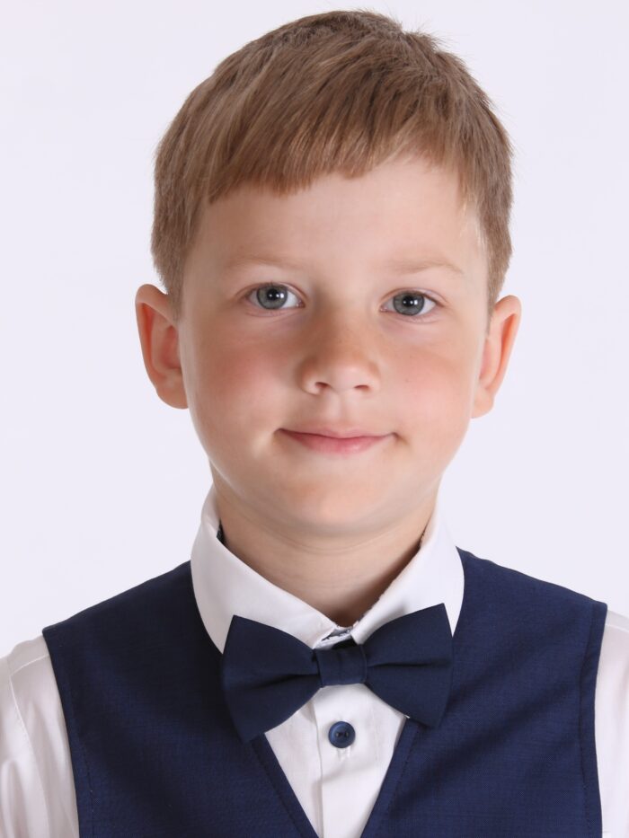 Bow Tie Navy Blue - Image 1