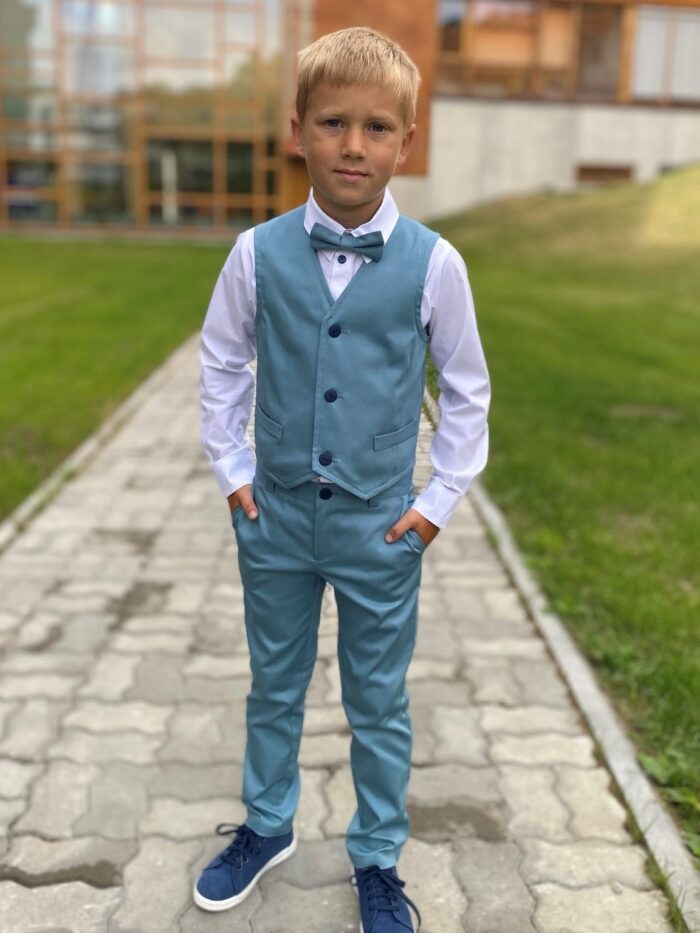 Light Blue Bow Tie - Image 2