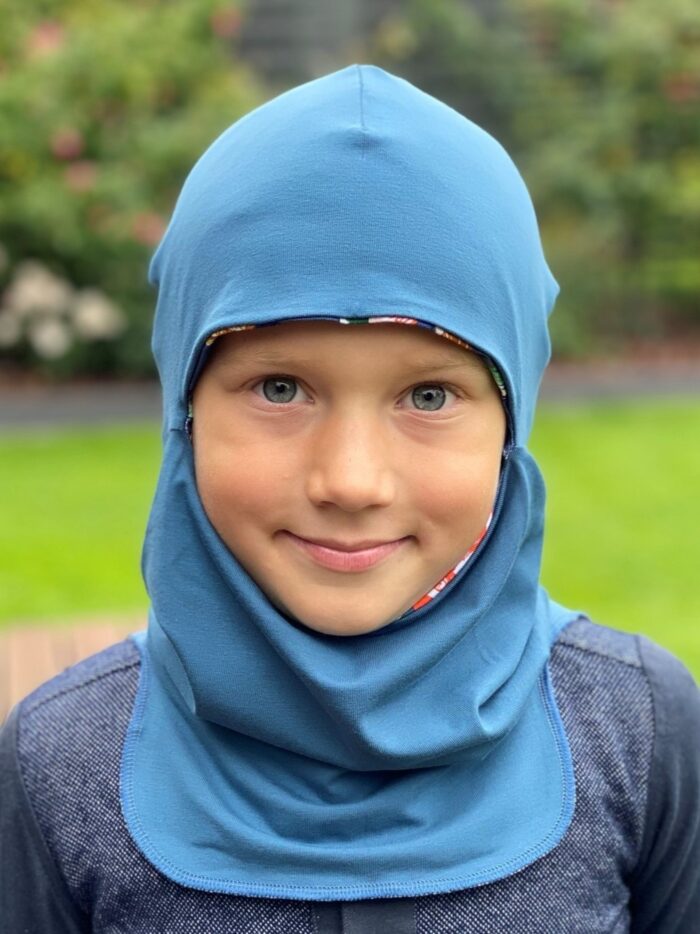 Tuukrimüts ruladega / sinine, kahtepidi kantav! +5 kuni +15 °C - Image 4