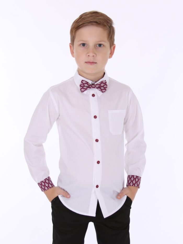 Bordoopunane kikilips Red Bow Tie - Image 2