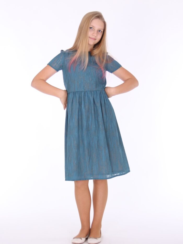 Rohekas peokleit sädelusega Green Dress With Glitter - Image 3