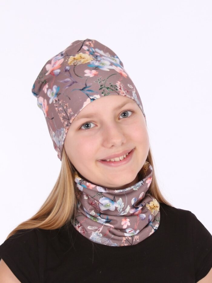 Floral Scarf Creamy - Image 1