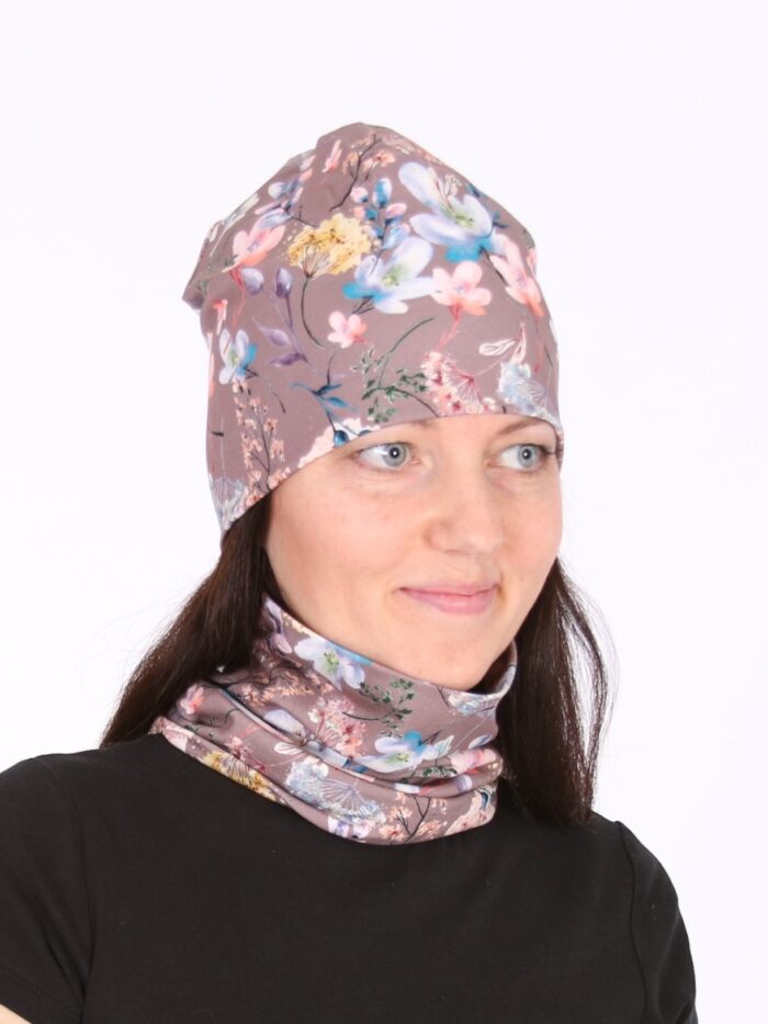 Floral Scarf Creamy - Image 2