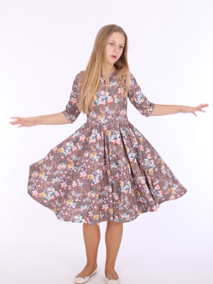 Creamy Floral Dress - Image 4