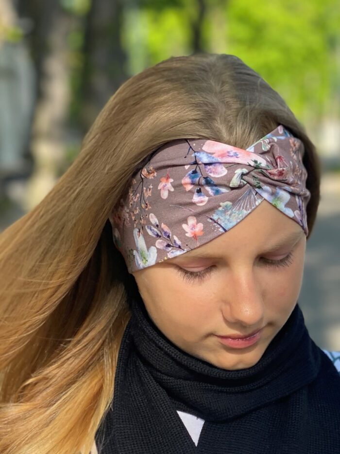 Headband: Creamy Floral - Image 2