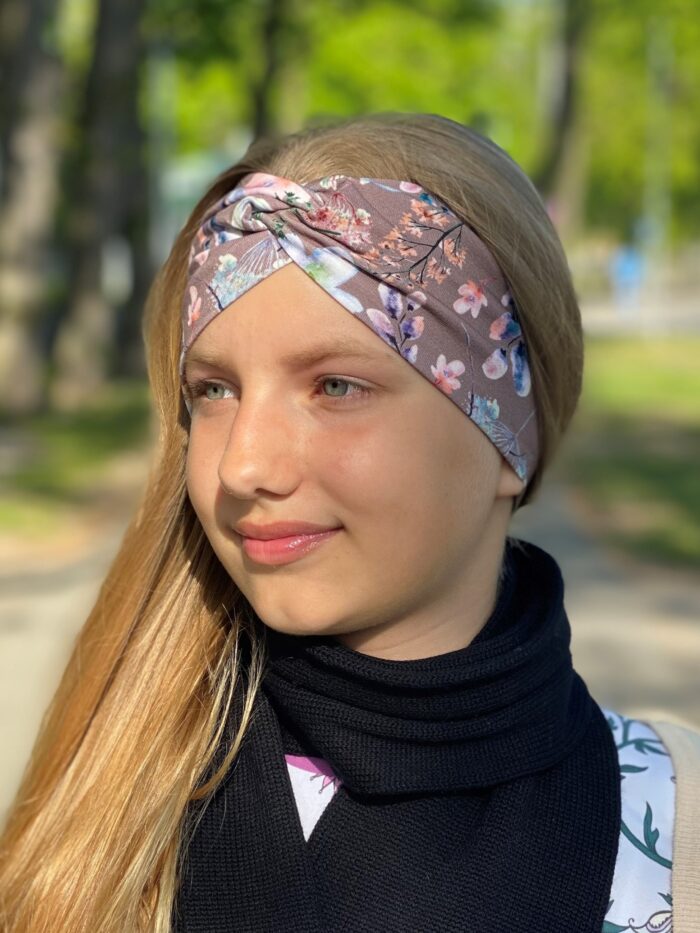 Headband: Creamy Floral - Image 3