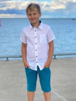 White Shirt, 100% Linen - Image 2