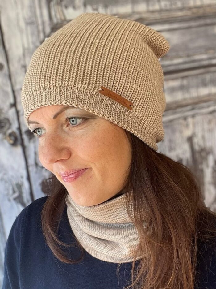 Kaamelikarva kaelussall, 100% meriinovill! - Image 2