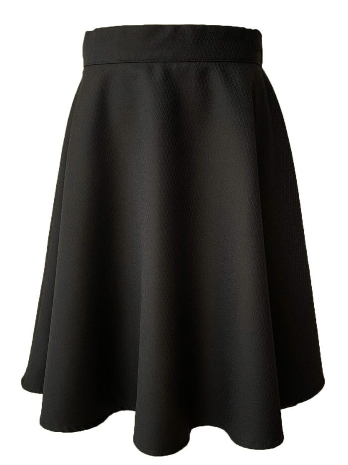 Black Skirt , 100% Virgin Wool - Image 1