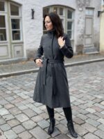 Hall talvemantel peenvilla ja kašmiiriga (vatiini ja eemaldatava kapuutsiga) - Image 2