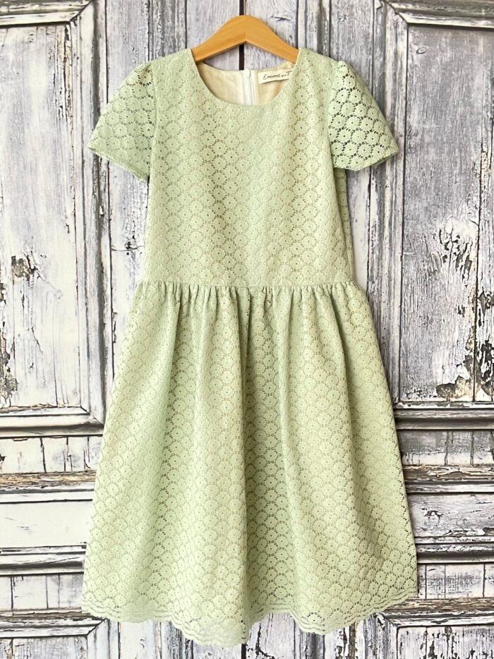 Roheline pitskleit Green Lace Dress - Image 1