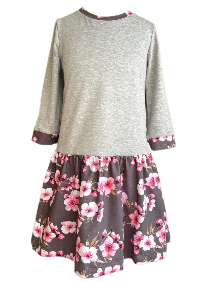 Hall kleit lillelise seelikuosaga Dress - Image 1