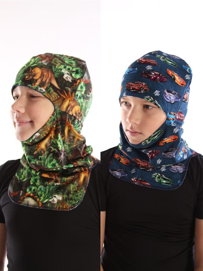 Tuukrimüts autod / dinosaurused, kahtepidi kantav! +5 kuni +15 °C - Image 1