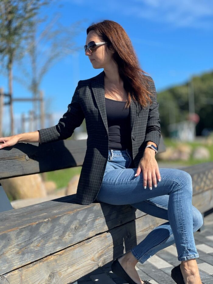 MADE TO ORDER! Black Virgin Wool Jacket - Image 3