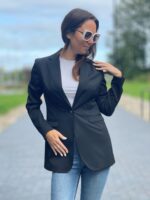 MADE TO ORDER! Black Virgin Wool Jacket - Image 4