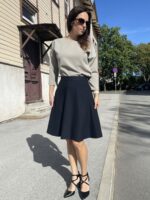 Black Skirt With Virgin Wool - Image 3