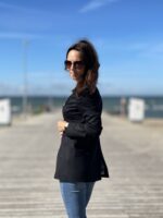 Black Jacket, Floral - Image 3