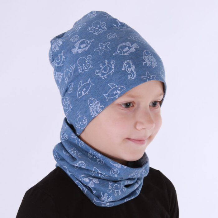 Sinine mereteemaline kaelussall - Image 1