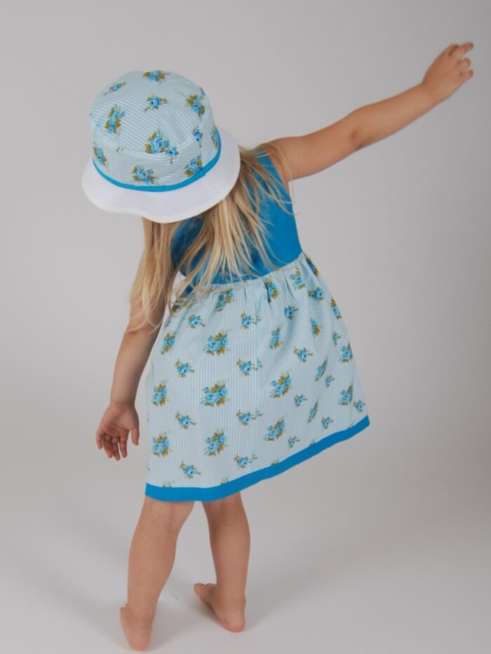 Hat With Blue Roses - Image 2