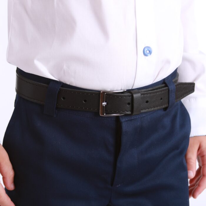 Nahast rihm must Leather Belt Black - Image 3