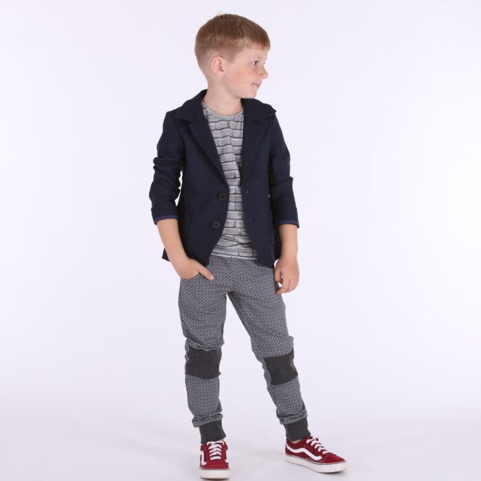 Hall T-särk ristkülikutega - Image 3