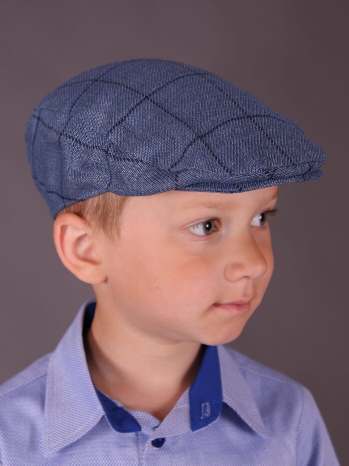 Sinine suure ruuduga kevadsügis soni, lina-peenvilla segu Sinine suure ruuduga kevadsügis soni, lina-peenvilla segu - Image 1