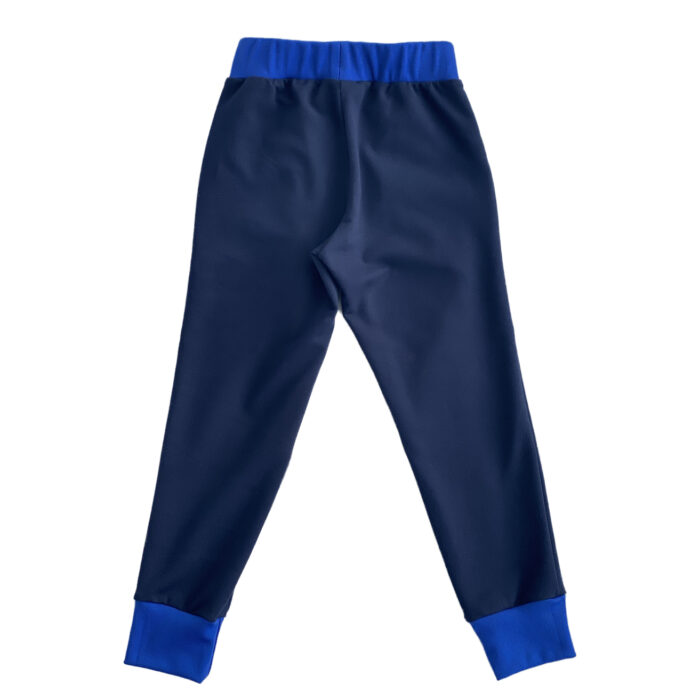 Tumesinised dressipüksid helesiniste detailidega - Image 2