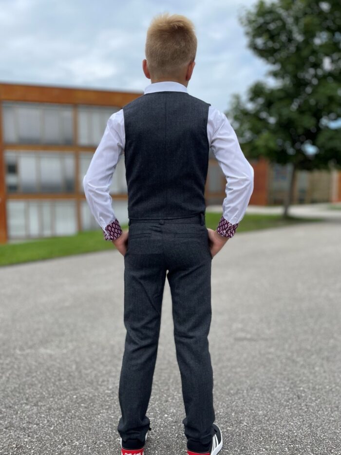 Tumehall pehmest kangast vest, 100% peenvill - Image 3