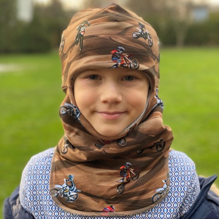 Tuukrimüts tsiklimeestega (soe puuvillafliisist vooder!)  -8 kuni +4 °C - Image 2