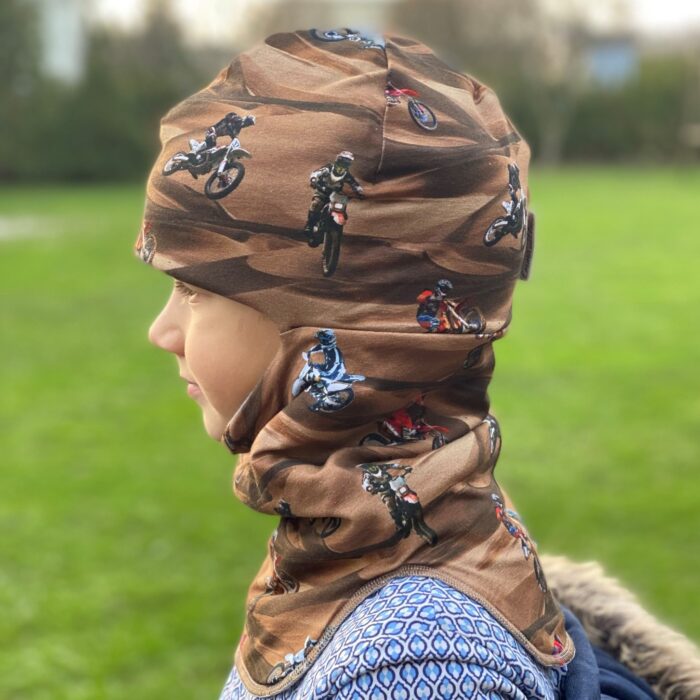 Tuukrimüts tsiklimeestega (soe puuvillafliisist vooder!)  -8 kuni +4 °C - Image 3