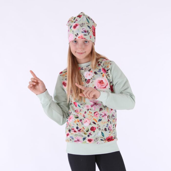 Roheline pusa lilledega - Image 1