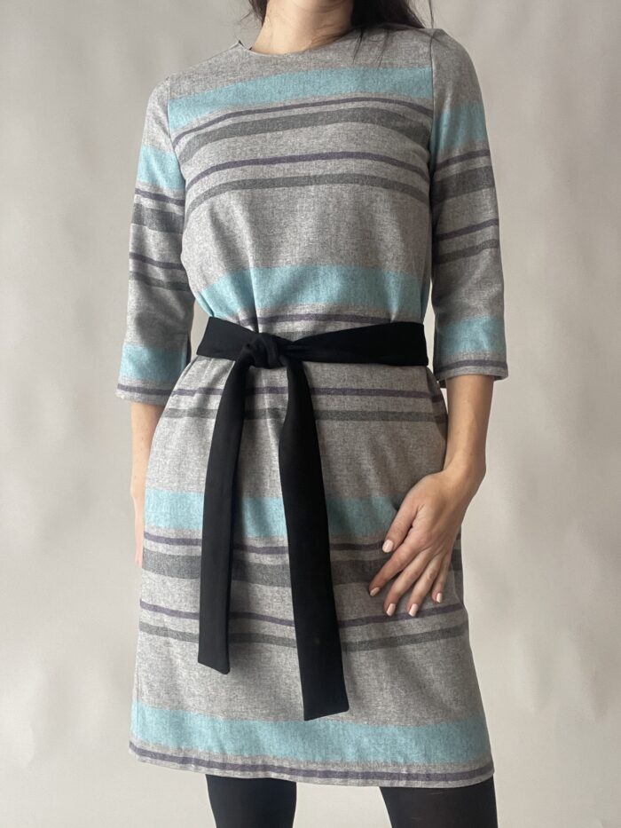 Hall villane triipudega kleit - Image 5