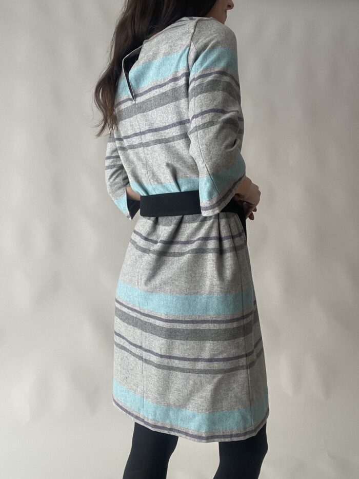 Hall villane triipudega kleit - Image 3